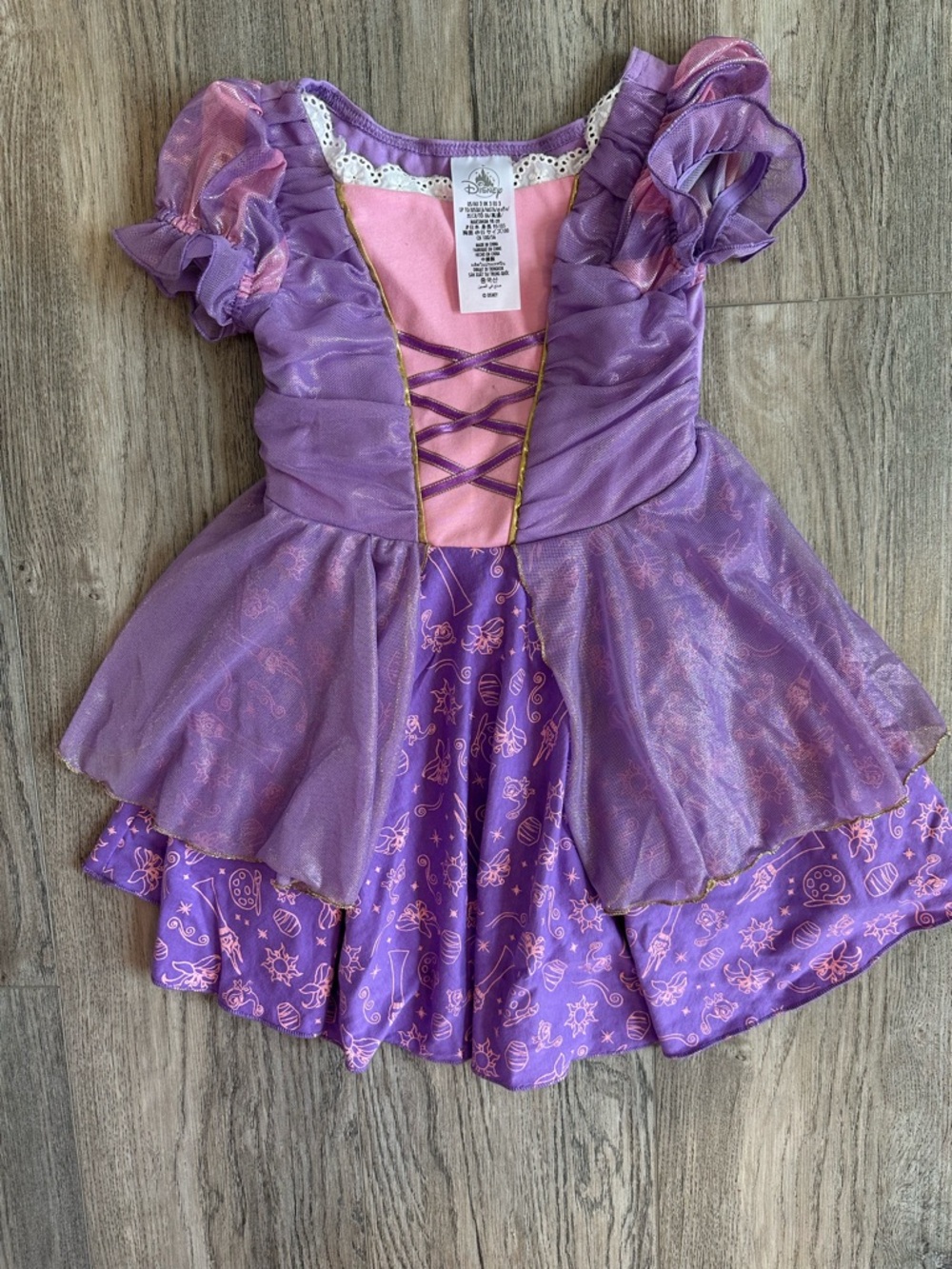 Disney parks authentic Rapunzel dress
